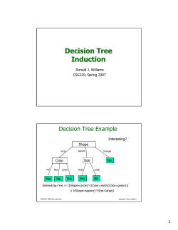 Decision Tree Induction