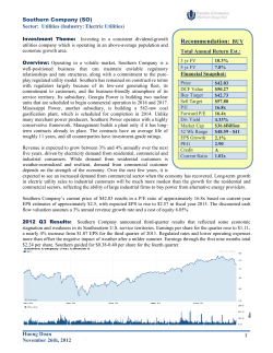 CSX Inc. (NYSE: CSX) - Student Managed Fund