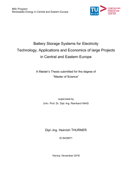 Battery Energy Storage System Technology