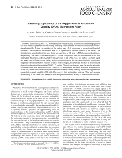 Extending Applicability of the Oxygen Radical Absorbance Capacity
