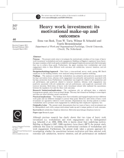 Heavy work investment: its motivational make