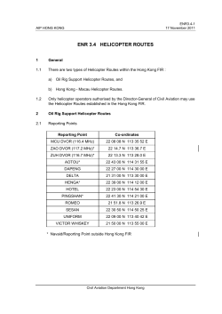 enr 3.4 helicopter routes - Hong Kong Aeronautical Information
