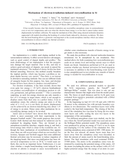 Mechanism of electron-irradiation