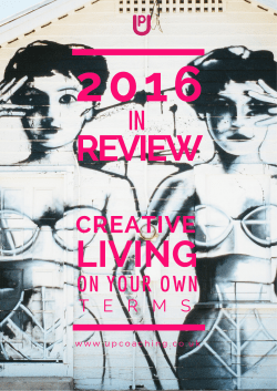 2016 year in review worksheet