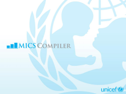 Slide 1 - MICS Compiler