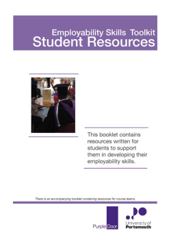 Employability Skills Toolkit