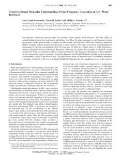 Toward a Simple Molecular Understanding of Sum Frequency