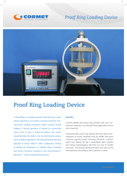 Proof Ring Loading Device