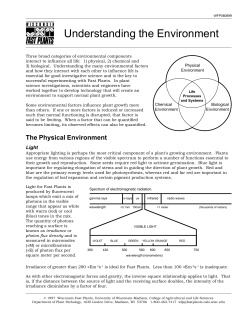 Understanding the Environment