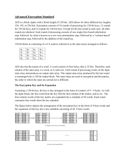 Advanced Encryption Standard