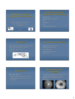 On Different Wavelengths - Ophthalmic Photographers` Society