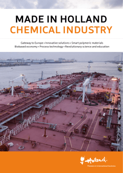 made in holland ChemiCal indUSTRY