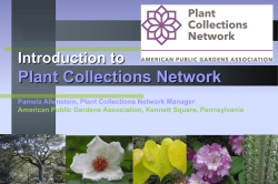 Plant Collections Network - American Public Gardens Association