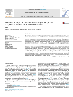 Assessing the impact of interannual variability of precipitation and