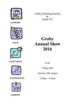 Classes 1 to 17 Prize...&pound;5 Best Exhibit in the Container Section