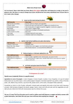 Make Every Recipe Count Let`s be honest. Never mind what you