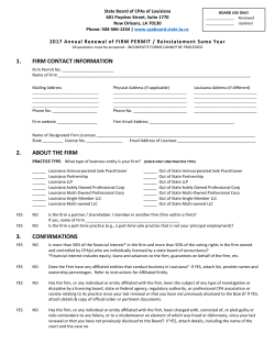 2017 RENEWAL FORM FIRM – Reinstatement Same Year