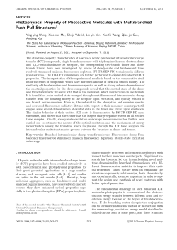 Photophysical Property of Photoactive Molecules with