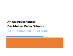 AP Macroeconomics: Des Moines Public Schools