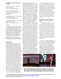 Introduction Designing a performing agent
