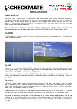 MAX FIRE EVAC SYSTEM Who Are Checkmate? The Problem The