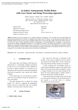 An Indoor Autonomously Mobile Robot with Laser Sensor and