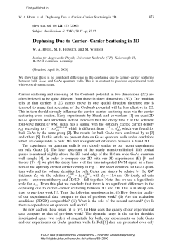 Dephasing Due to Carrier-Carrier Scattering in 2D