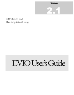 4. EVIO DOM Parser and DOM Trees - coda.jlab.orgS