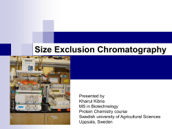Size-exclusion chromatography (SEC)