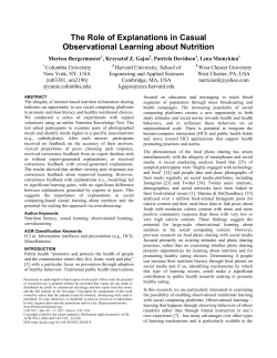 The Role of Explanations in Casual Observational Learning about