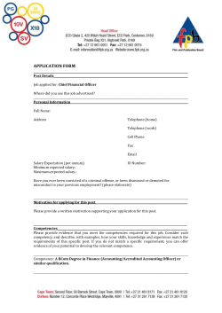 Application Form