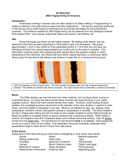 HONORS BIOLOGY II