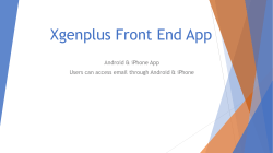 XgenPlus Android And iOS Front End App