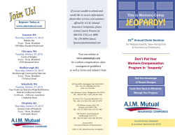 jeopardy! - AIM Mutual Insurance Companies