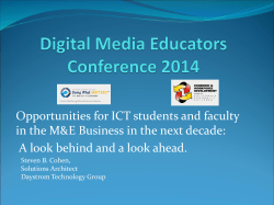 Digital Imaging Technician (Production) - ICT-DM