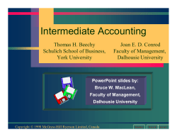 Intermediate Accounting - McGraw