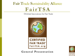 FairTSA Licensees Certification Producers Products Community