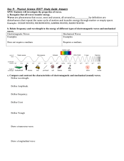 Day 5: Physical Science EOCT Study Guide Answers SPS9