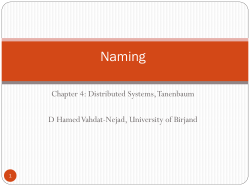 Naming