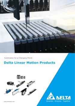 Delta Linear Motion Products