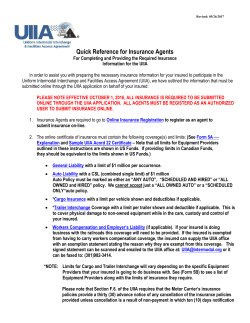 quick reference for insurance agents