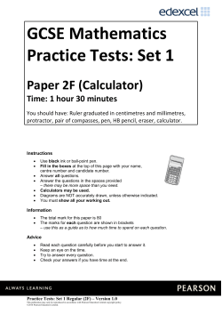 Paper 2F - Stoke Newington School