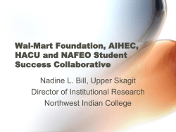 AIHEC Advisor presentation
