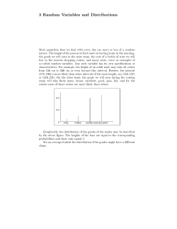 3 Random Variables and Distributions