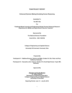 Report - University of Cincinnati