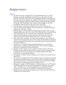 Belgian beers Presentation KLOB 031813