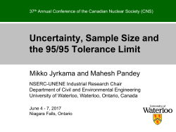 Impact of Uncertainty on Probability of Failure
