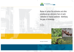 Review of carbon flux estimates and other greenhouse gas