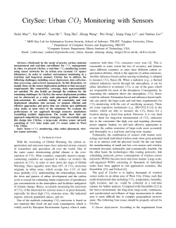 CitySee: Urban CO2 Monitoring with Sensors