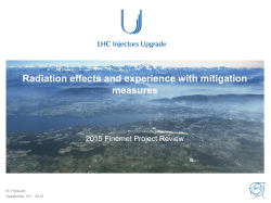 Radiation effects and experience with mitigation